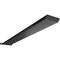 Ekena Millwork 2 1/2"W x 22"D Countertop Island Steel Heavy Duty Bracket w/ Flange, Powder Coated Black BKTM02X22IBPBL - alternate 1